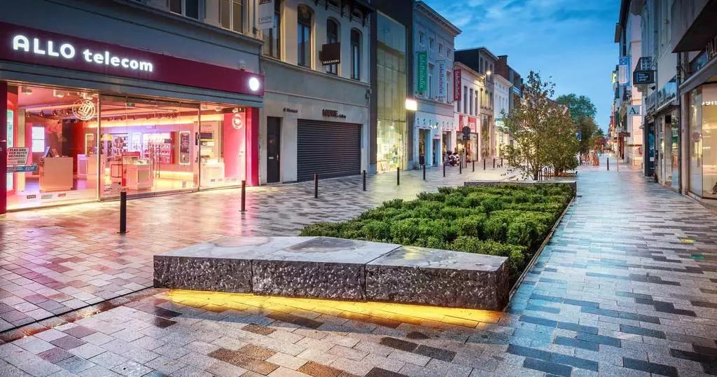 商业步行街景观设计图展示,商业步行街景观设计经典案例