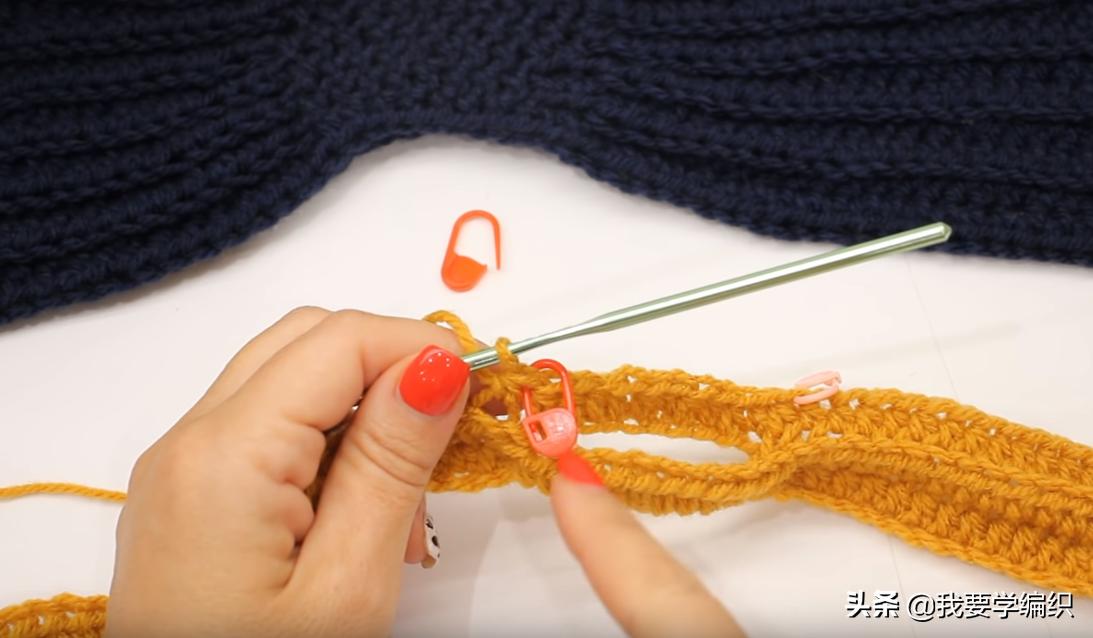 男士织围脖的花样方法,围脖织法男