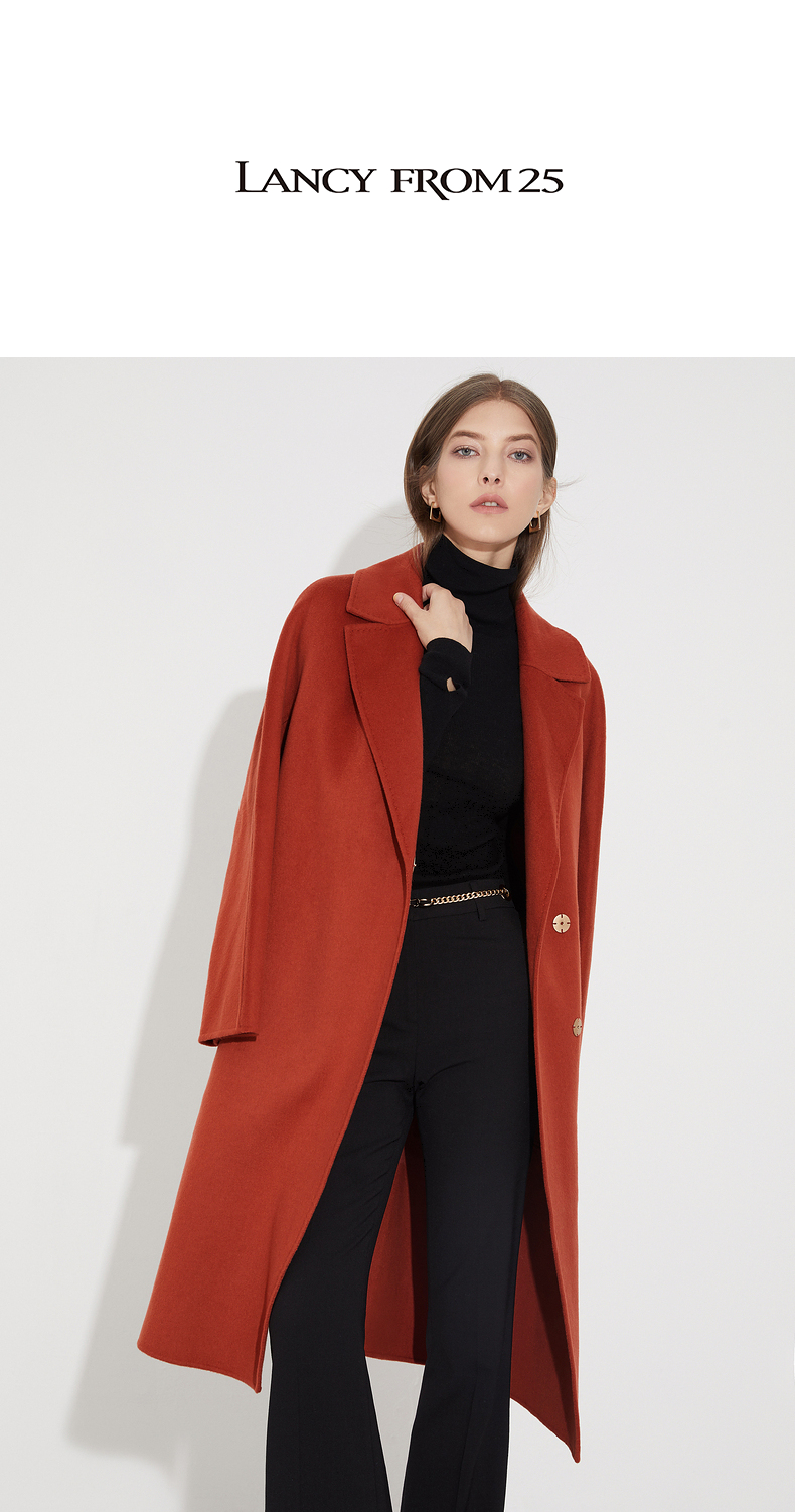 格子呢子大衣搭配女秋冬,秋冬小个子毛呢大衣搭配