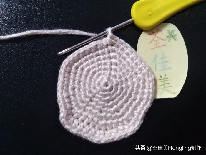 马蹄莲花的钩织教程,马蹄莲宽叶子的钩织教程