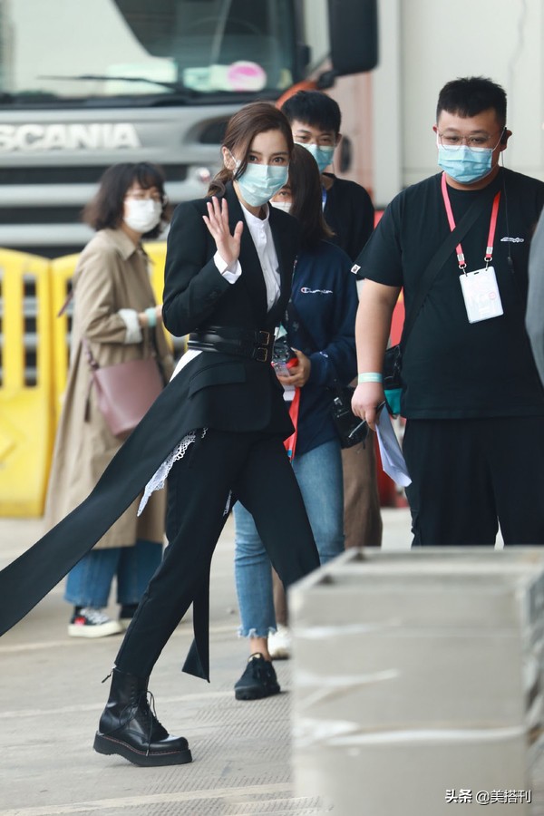 angelababy迪拜路透高定,angelababy太让人惊艳