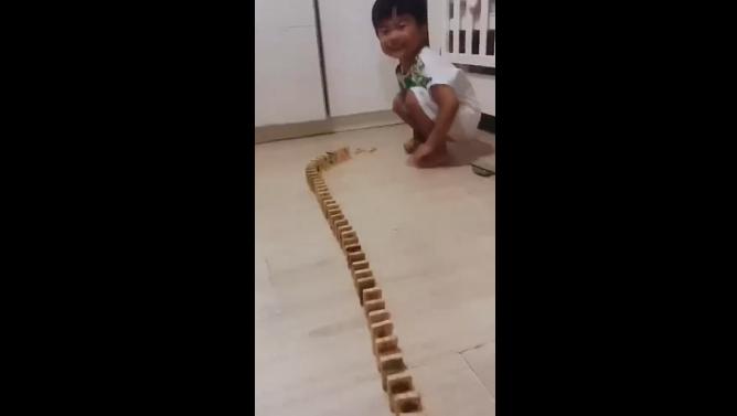 怎样打多米诺骨牌不倒,多米诺骨牌怎么才能不倒