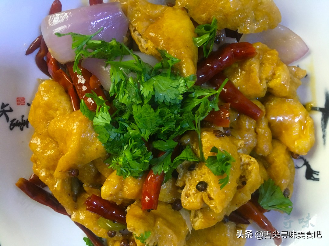 豆泡做火锅,老式豆泡做法