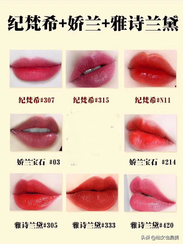 大牌口红不踩雷,踩雷的口红