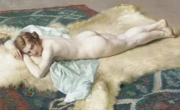 法国画家查尔斯兰德尔戴安娜画像,法国画家笔下的美人美醉了