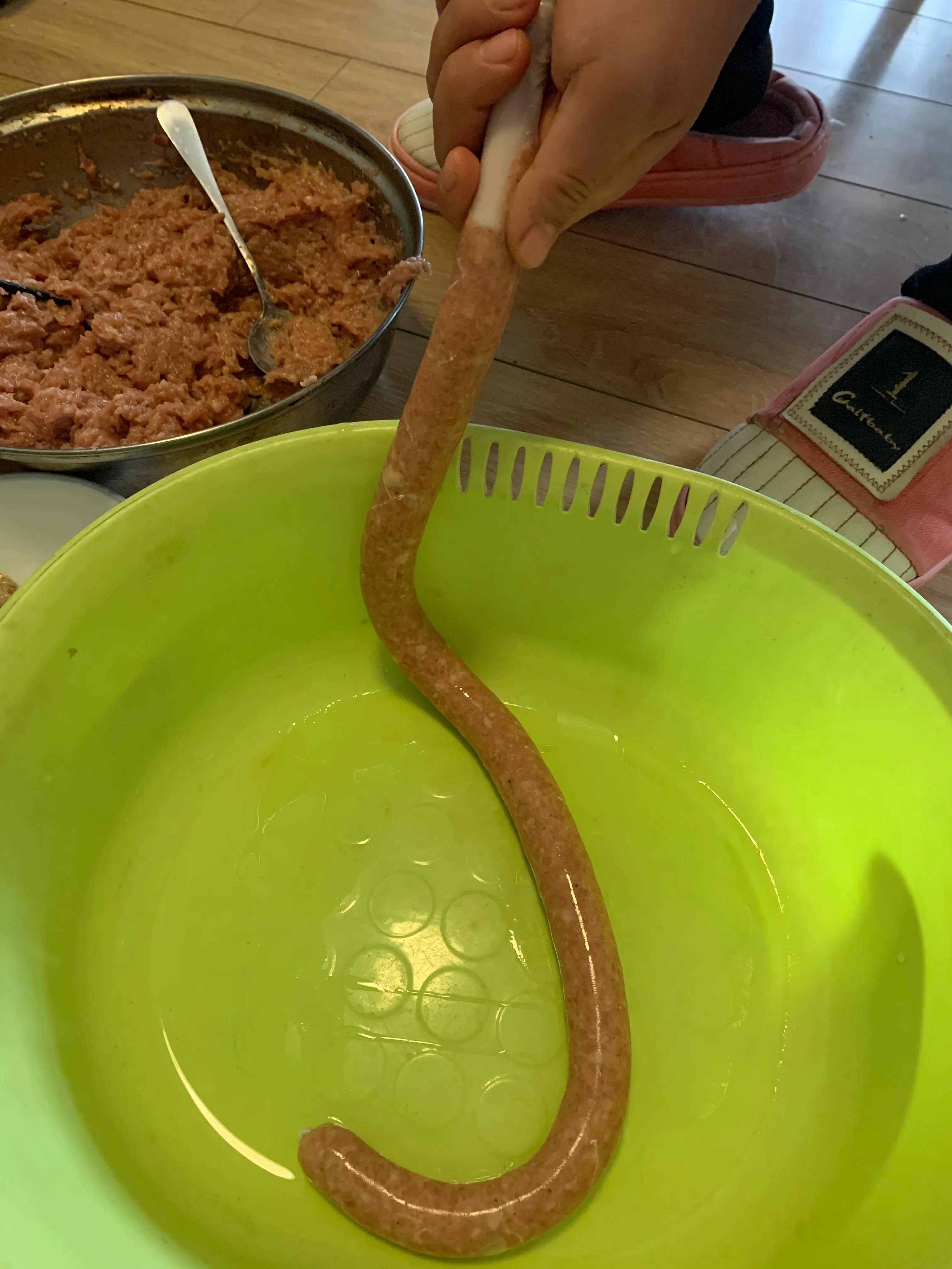 好吃又美味的猪肉肠,好吃的肉肠教程来了收藏起来