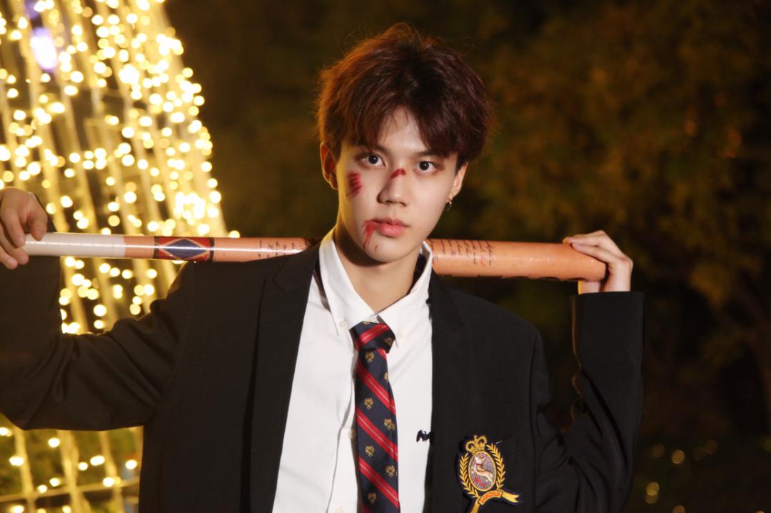 天津欢乐谷外面图片,天津欢乐谷2021万圣节灯光秀