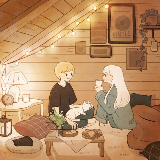 韩国插画师的插画,韩国插画师sillui的作品