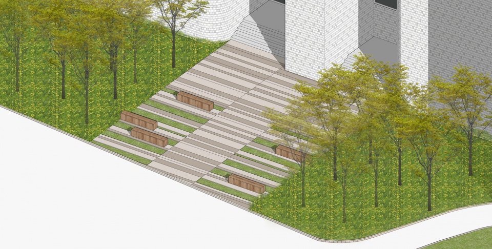 同济大学四平路校区景观微更新/同济大学建筑设计研究院