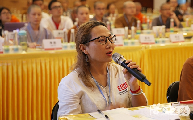 2019佛教英语培训班:净因法师做《印度佛教专题》翻译培训