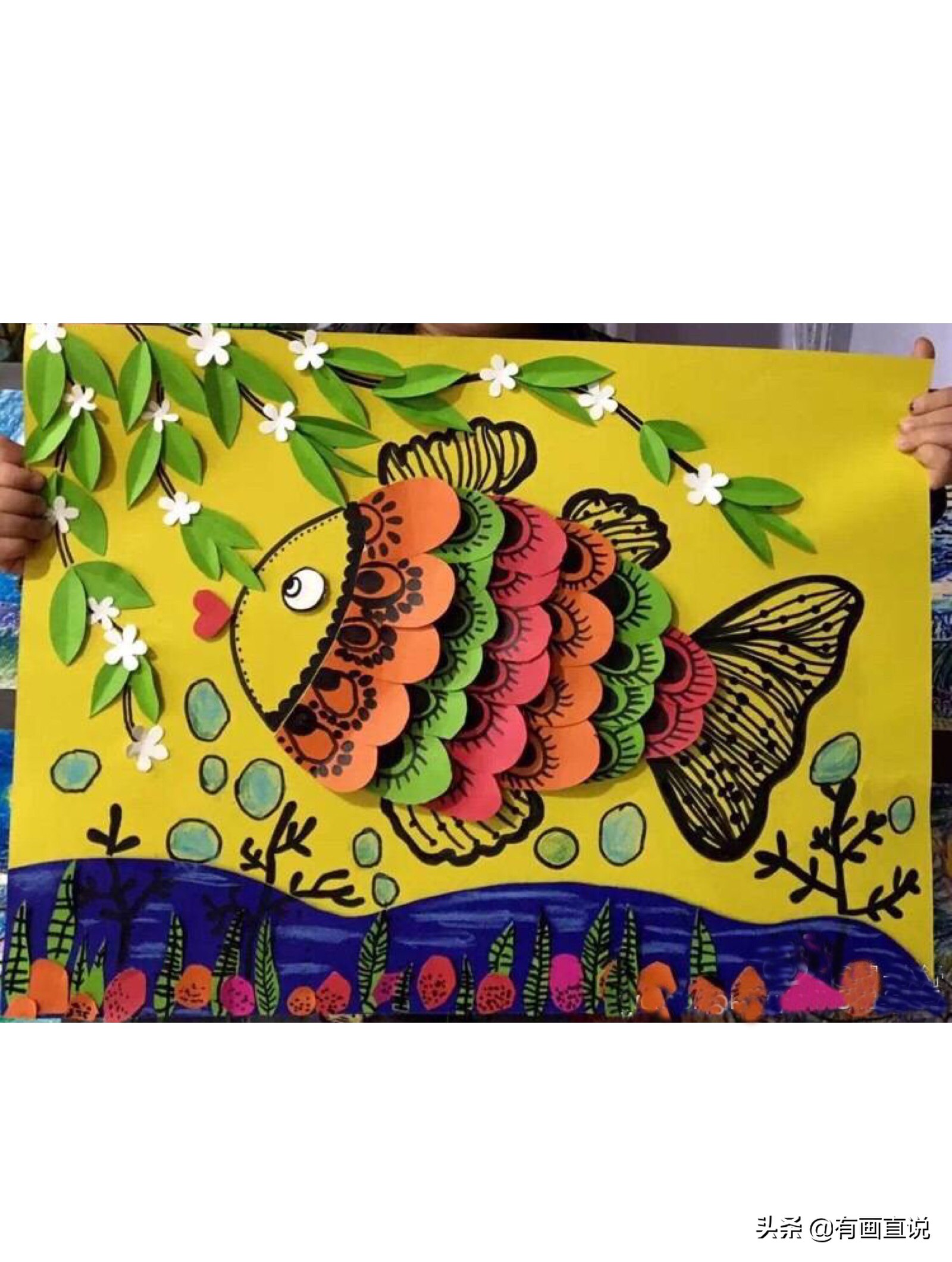 儿童创意画7-10岁变废为宝,儿童创意画7-10岁