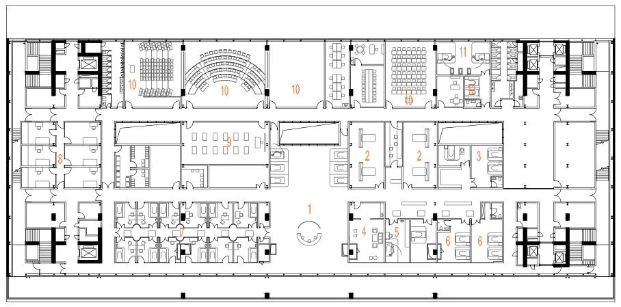 竖向堆叠的医疗之环：汕头大学新医学院