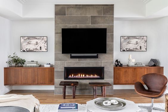 壁龛上面留空怎么做的,电视墙留壁龛