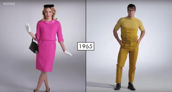 欧美100年穿衣变化,美国过去两百年的衣着变迁