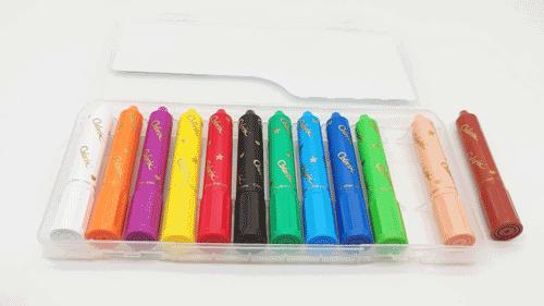 18款儿童蜡笔、油画棒测评：百年品牌居然这么难用？