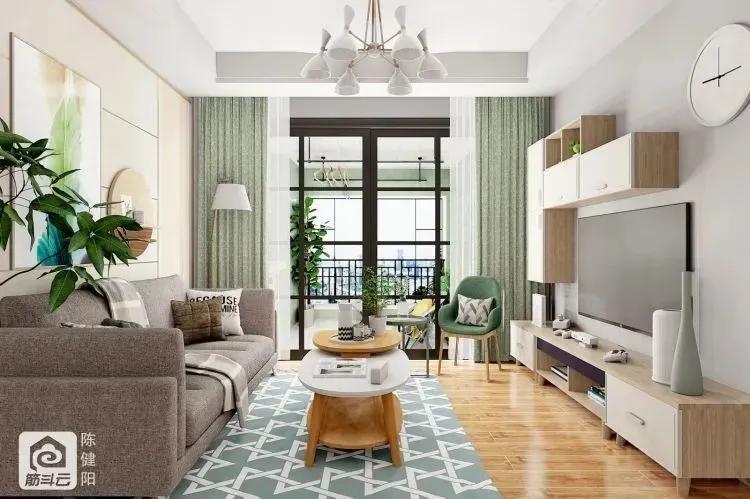 客厅装修设计高级感图文,挑空客厅十字圆顶装修效果图