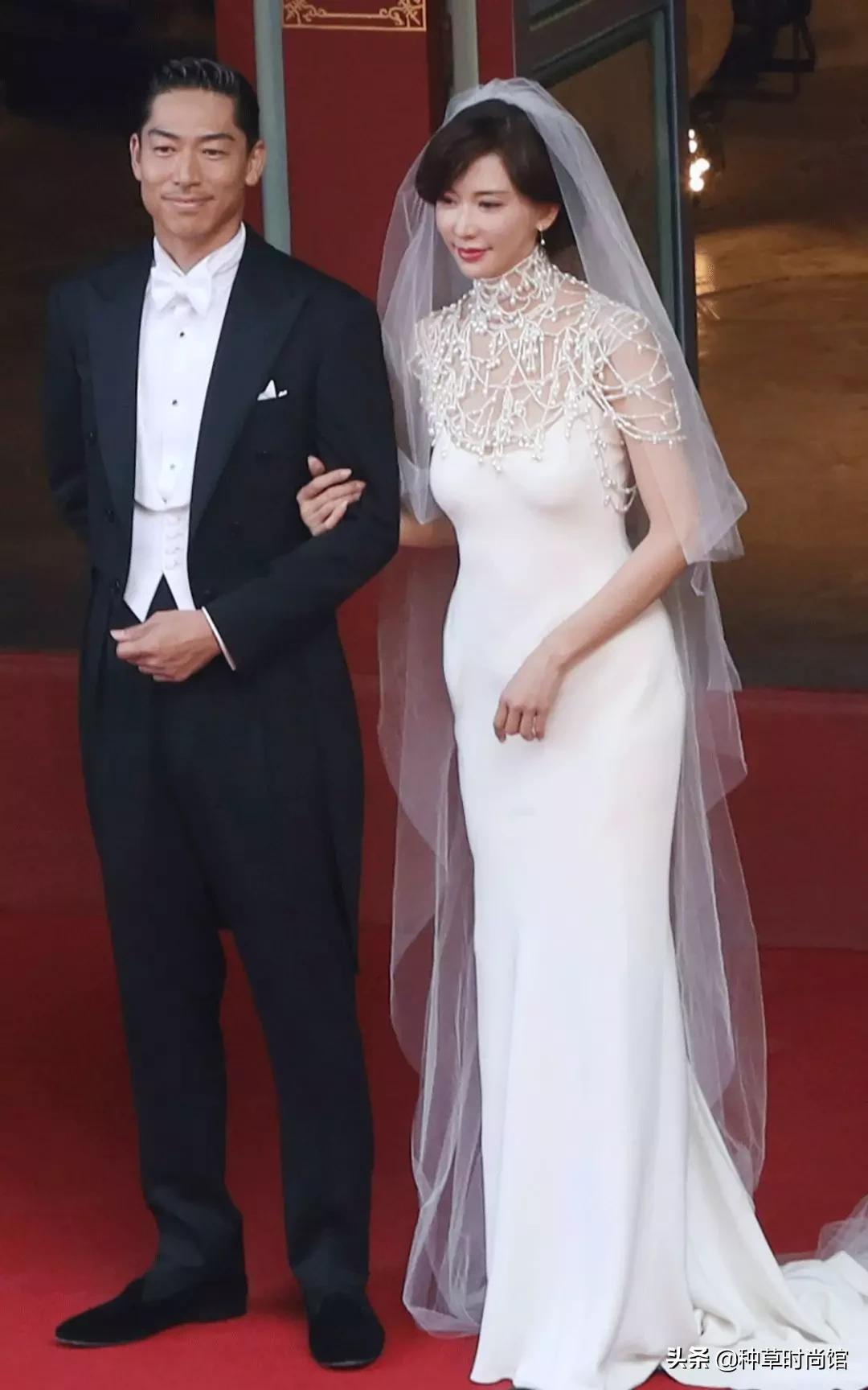 各大明星结婚的婚纱,2019明星婚纱