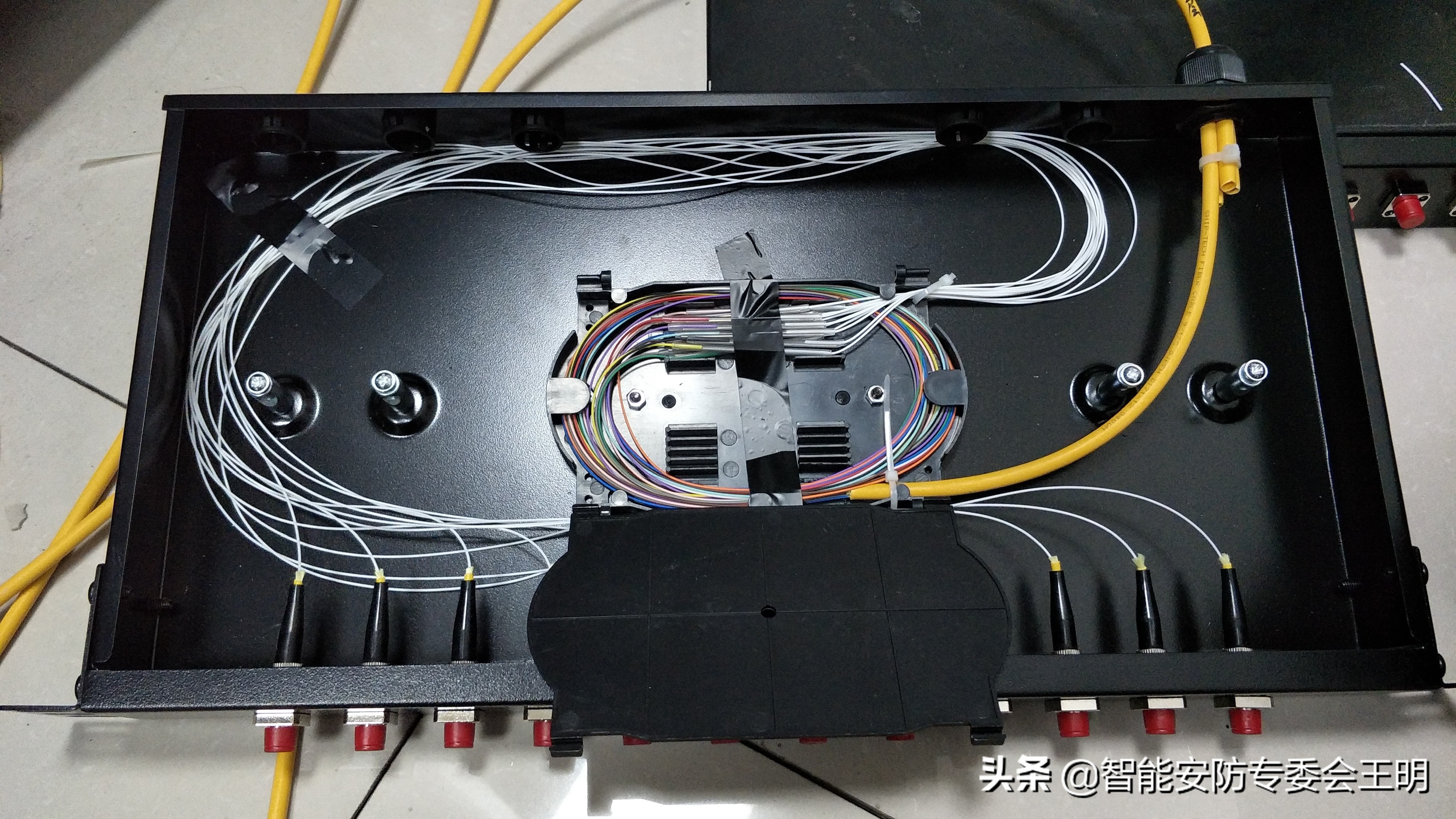 新型光纤熔接施工案例,风电场光纤熔接图纸