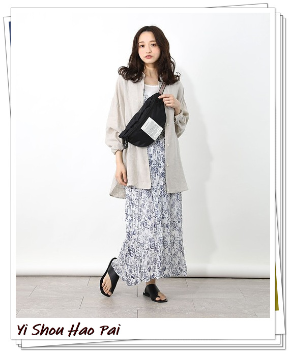 防晒亚麻开衫格子中长,亚麻防晒开衫