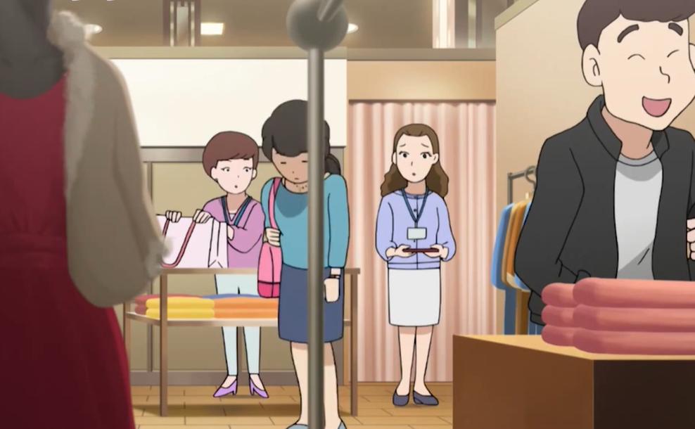 笑面推销员女生,笑面推销员大胖女孩