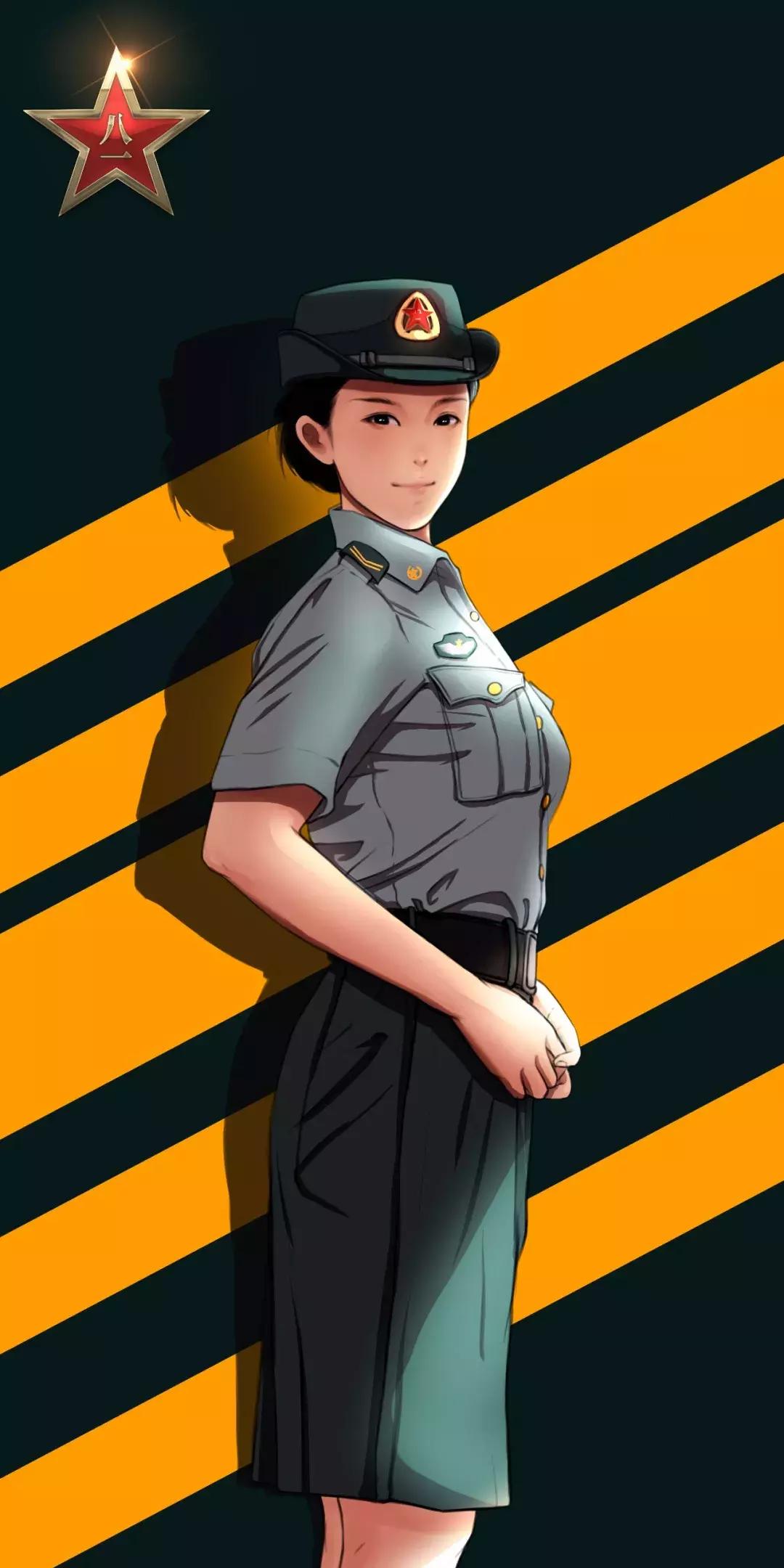 中国军人生日快乐,军人生日快乐动态图片