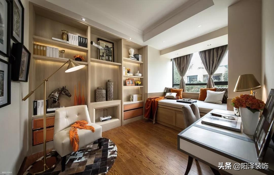 长沙实木书柜定制推荐,长沙全屋定制书柜设计