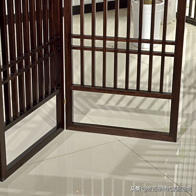 家居实木屏风,新中式实木屏风隔断