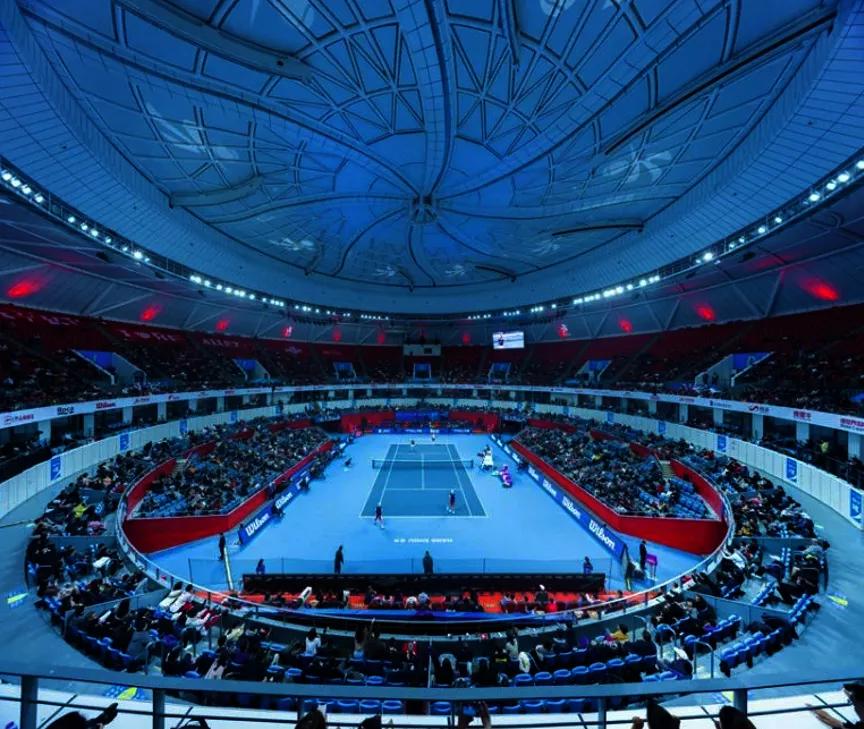 恒大莲花足球场,杭州奥体中心两朵大莲花