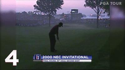 老虎伍兹生涯最佳一杆进洞,2017-2018赛季十佳球