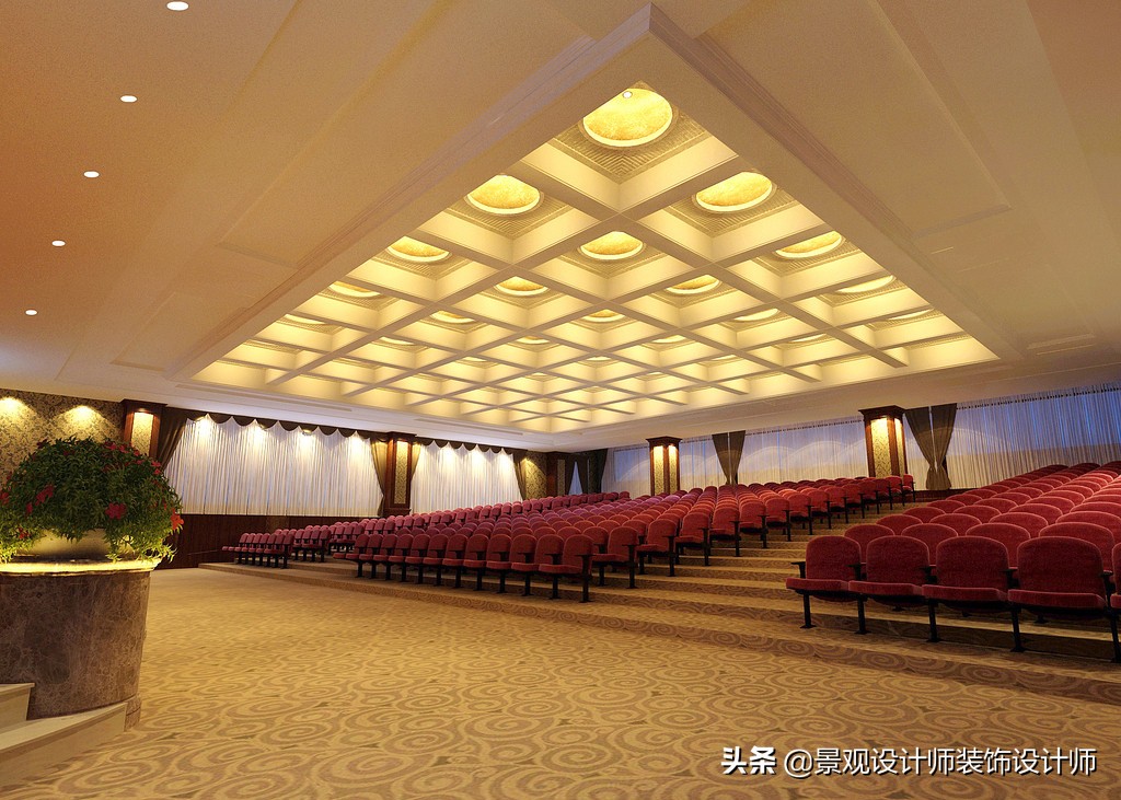 多功能厅设计案例参考图,家庭多功能厅装修效果图