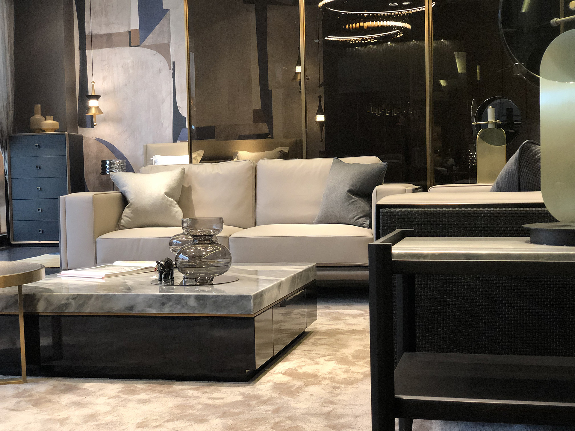 卡缤沙发,卡缤美学家居效果图