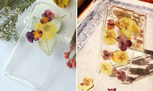 买手机送的透明壳,太难看?小姐姐教你做出最美“花壳”,收藏