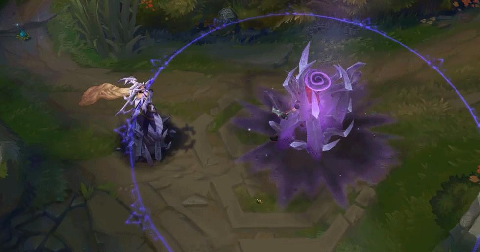 lol安妮冰霜烈焰皮肤特效,lol冰霜女巫皮肤反场