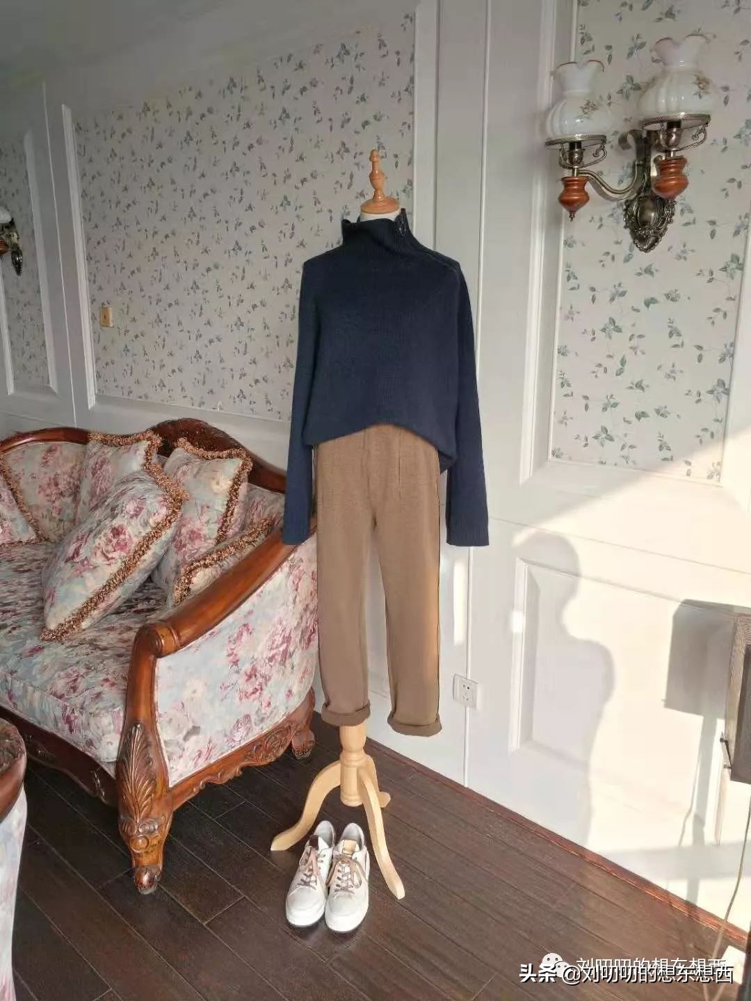 羊绒衫穿搭技巧秋冬,休闲装搭配冬款