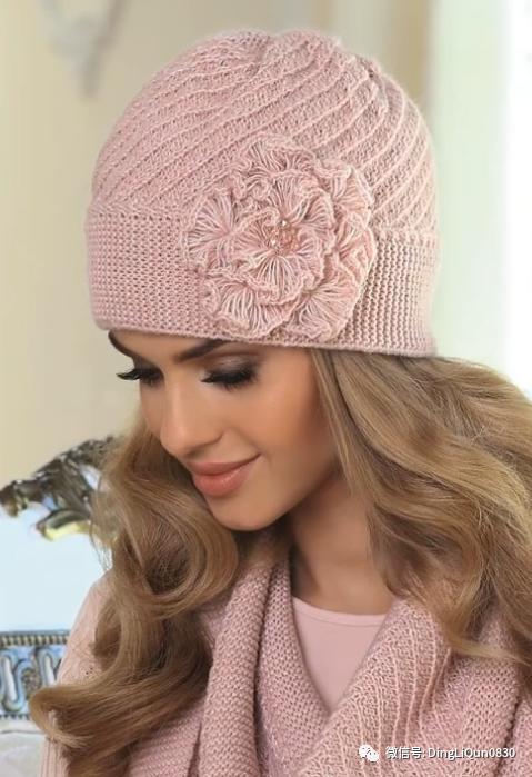 针织帽子简单款好看的,纯手工针织年轻人戴的帽子教程