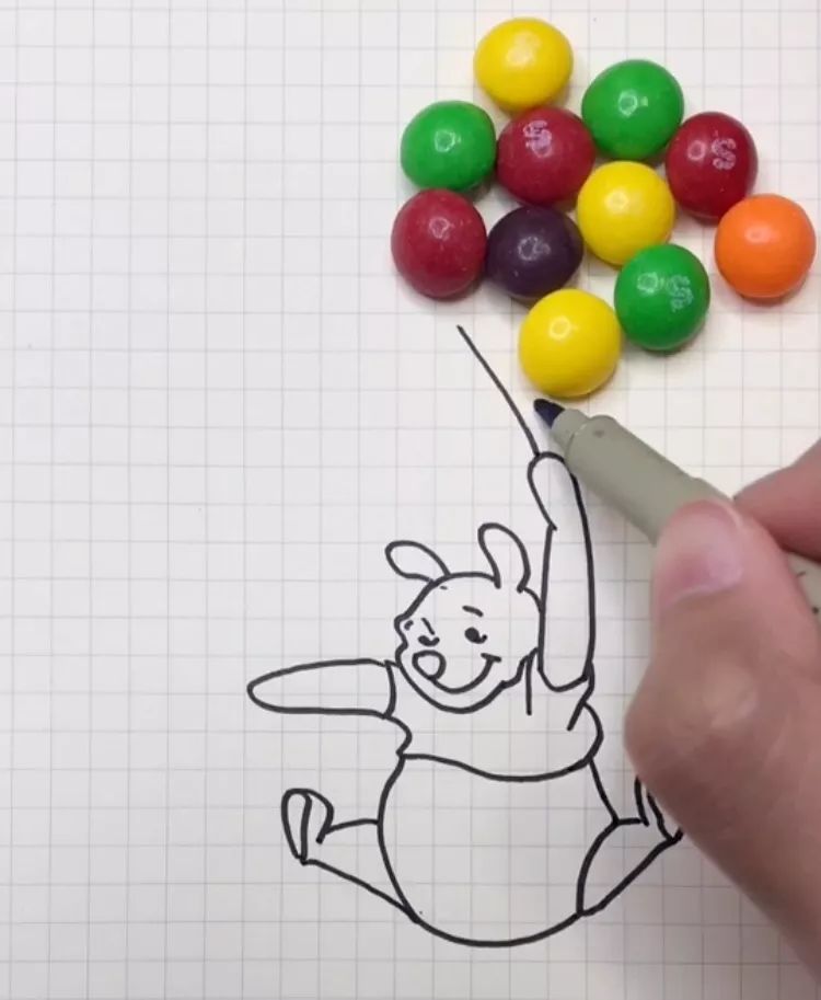 【一学就会】教你画,可爱的小熊维尼~