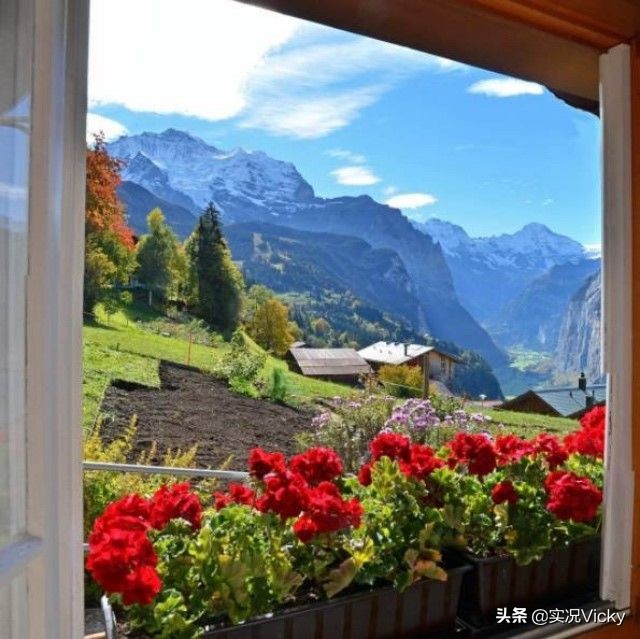 旅游风景视频阿尔卑斯山,旅游风光阿尔卑斯山脉