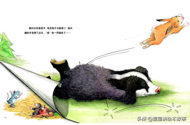 绘本故事獾的美餐教案,绘本故事獾的美餐开头素材