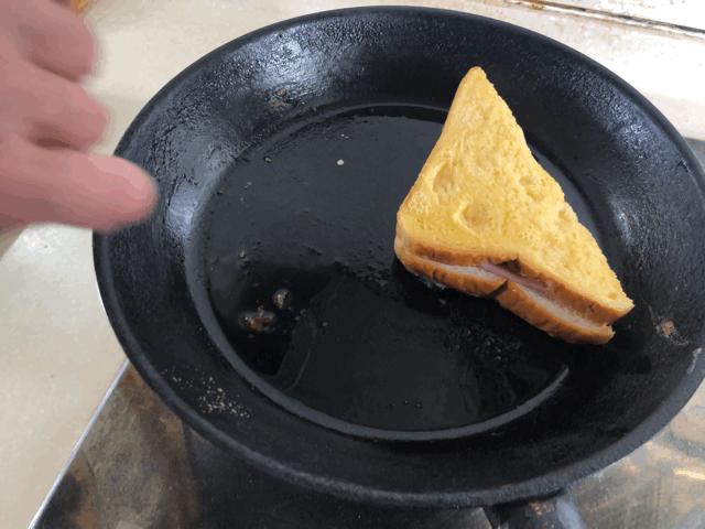 芝士火腿西多士做法空气炸锅,芝士火腿西多士