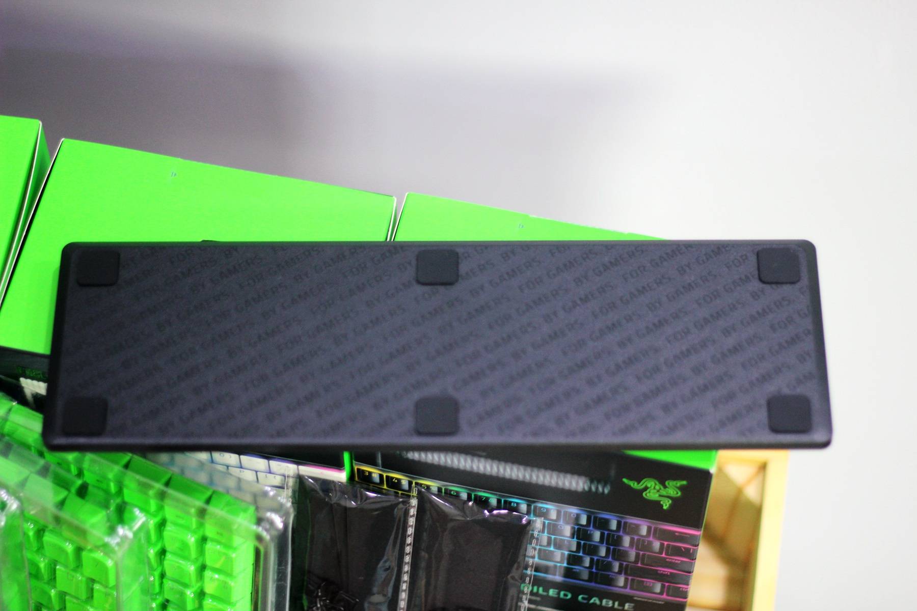 雷蛇键盘高级效果分享,雷蛇单手键盘改造