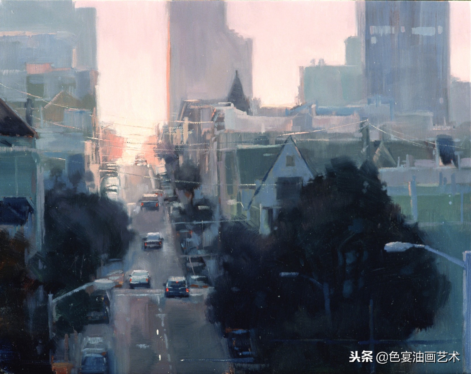 俄罗斯油画大师风景油画教程视频,油画大师油画风景创作教学视频