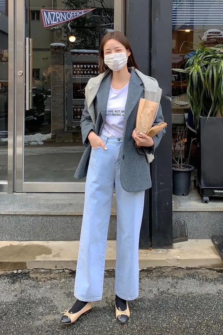 秋冬不露脚踝穿法火了,今年冬天流行九分裤露脚踝穿法