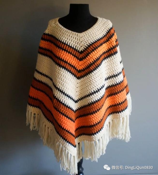 高档蕾丝钩花斗篷披肩防晒衣,针织披肩花样图片大全