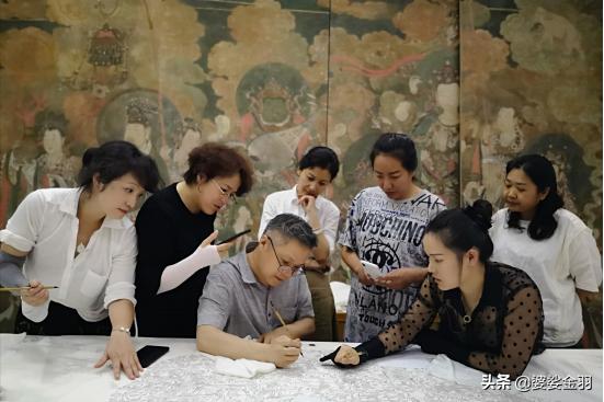 苏柏斗老师讲课视频,苏柏斗绘莫高窟千手观音