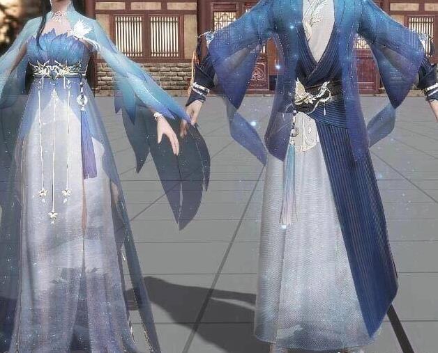 逆水寒剑网三时装对比,剑网三逆水寒天刀哪个人多