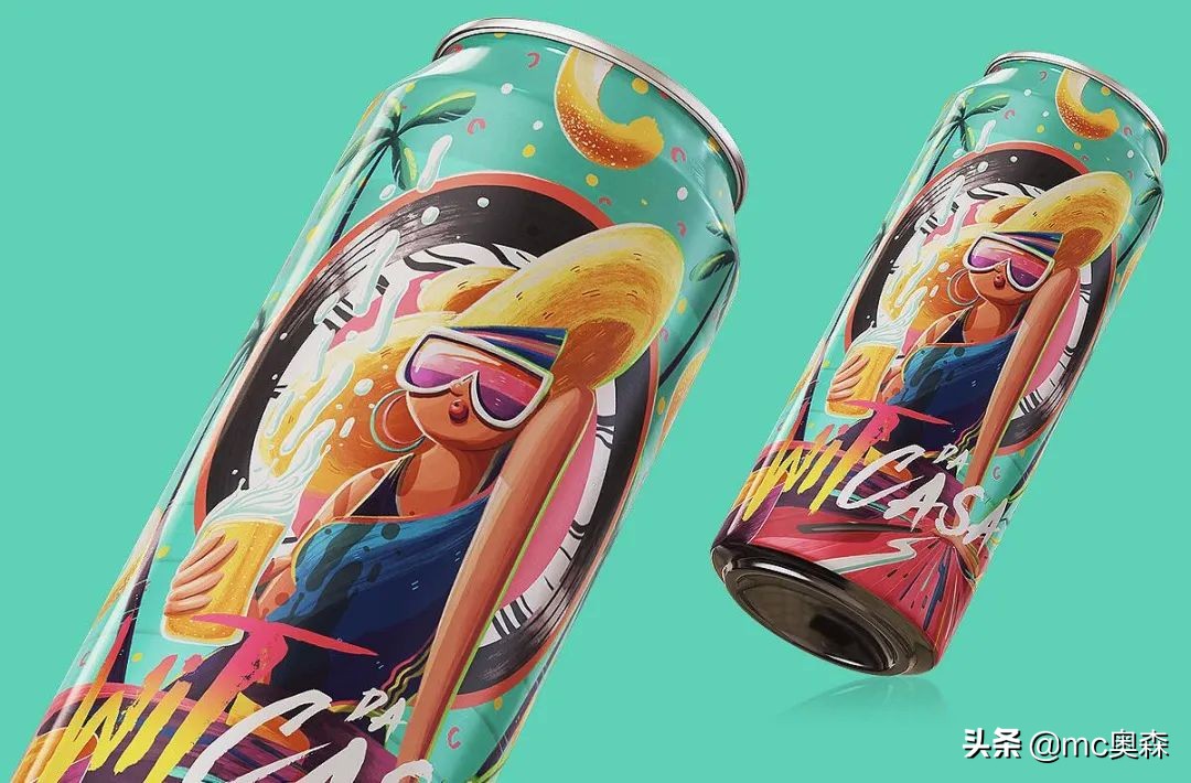 简单又能让人眼前一亮的插画配色,一组很有视觉震撼力的插画作品