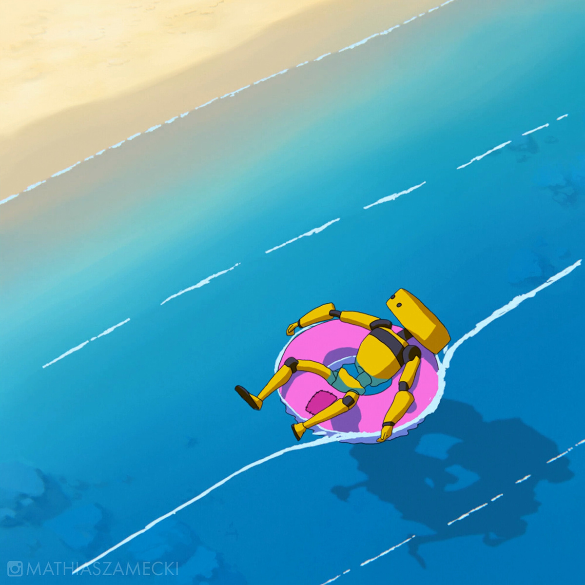 机器人Robo-bee的日常：这是绘本插画还是动漫原画？总之先睹为快