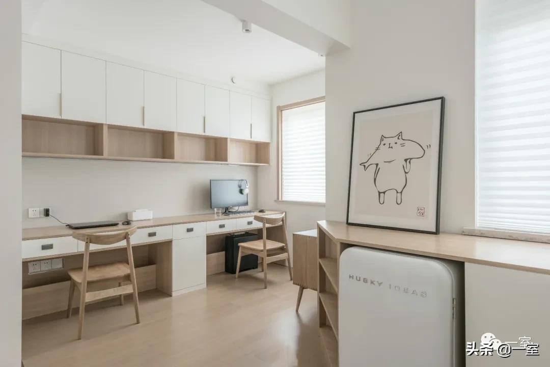 餐厅书房一体设计,书房客房一体设计