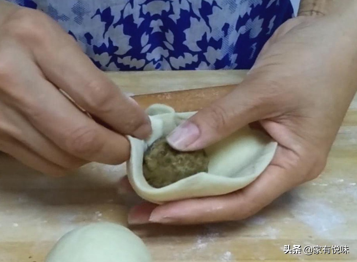 绿豆包子的做法不用烤箱,绿豆酥包法慢动作