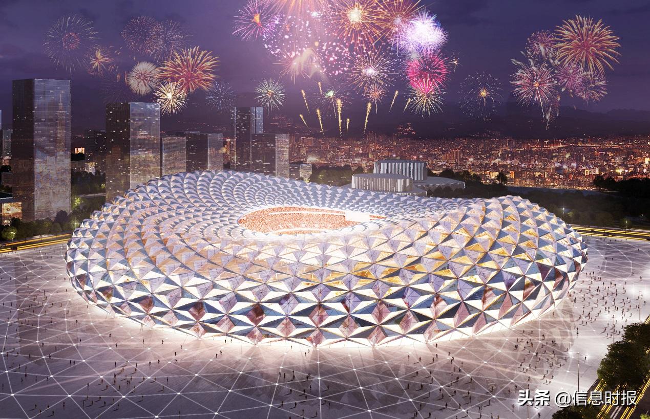 恒大中国风足球场图片,广州恒大足球场室内效果图